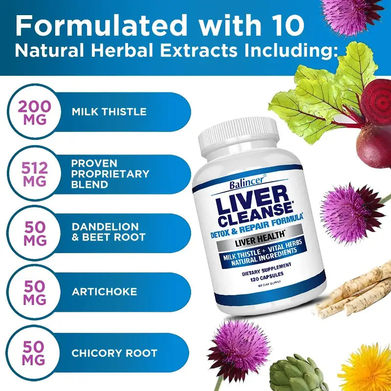 Balincer liver cleanse for detox and liver health support