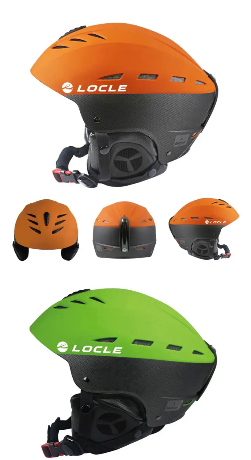 Locle professional skiing helmet men women children ski helmet snow skating snowboard snowmobile