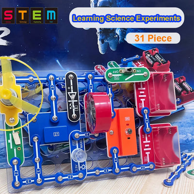 2023 Circuit Electronic Blocks Kit Science Kits For Kid Physics Experiments Circuit For Students Gift Children Stem Toys Default Title
