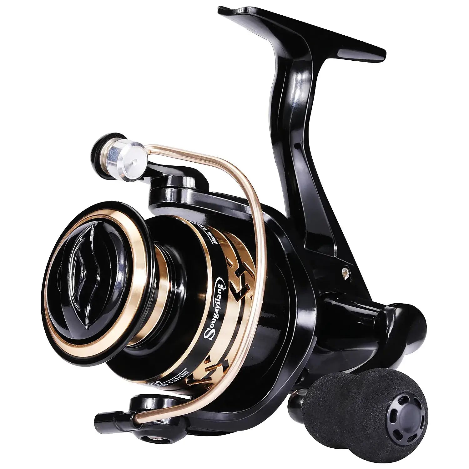 Sougayilang 1.8m/2.1m spinning fishing reel and rod set - bass fishing rod and spinning reel kit