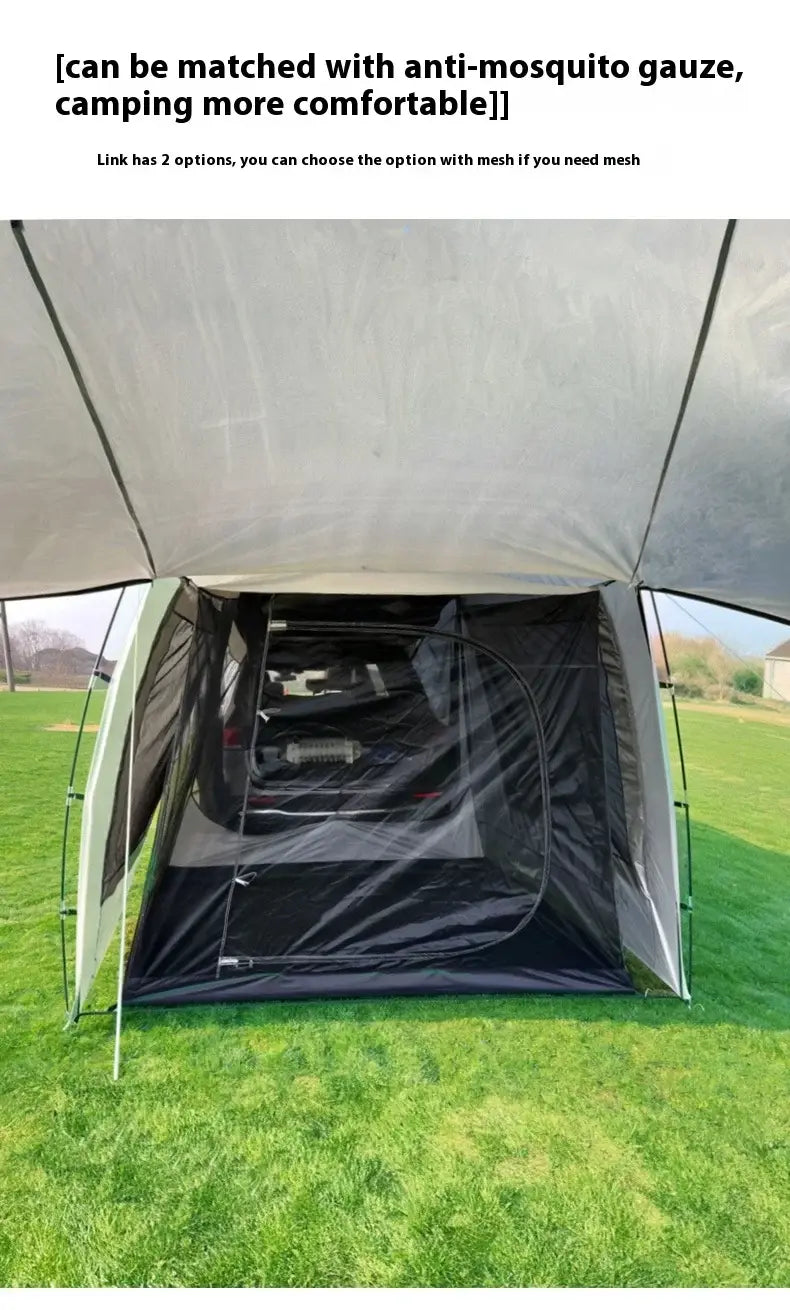Lohascamping car box docking tent portable waterproof suv tail tent 3-4 people dome tent sunshade