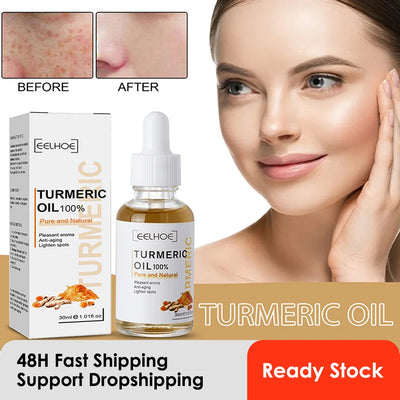 30ml Turmeric Oil Skin Lightening Serum - Brightens, Corrects Dark Spots and Acne