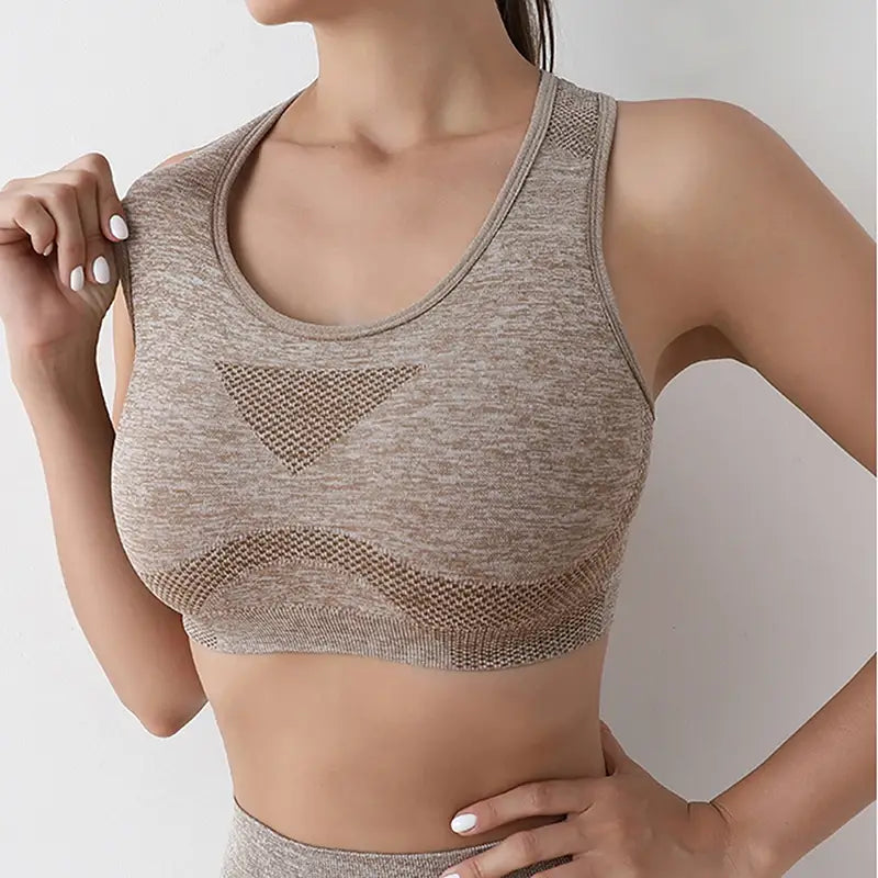 Women sports bra top push up fitness yoga bra underwear sport tops for women breathable running