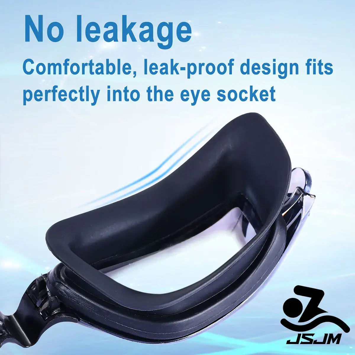 Jsjm new professional adult anti-fog uv protection lens men women swimming goggles waterproof