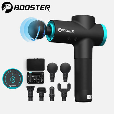 BOOSTER M2-12V LCD Display Massage Gun - Professional Deep Muscle Massager for Pain Relief & Body Relaxation