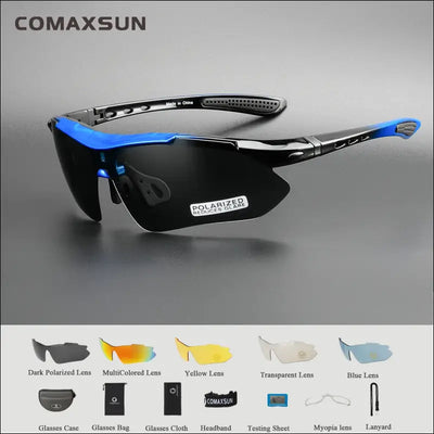 Comaxsun professional polarized cycling glasses bike goggles outdoor sports bicycle sunglasses uv