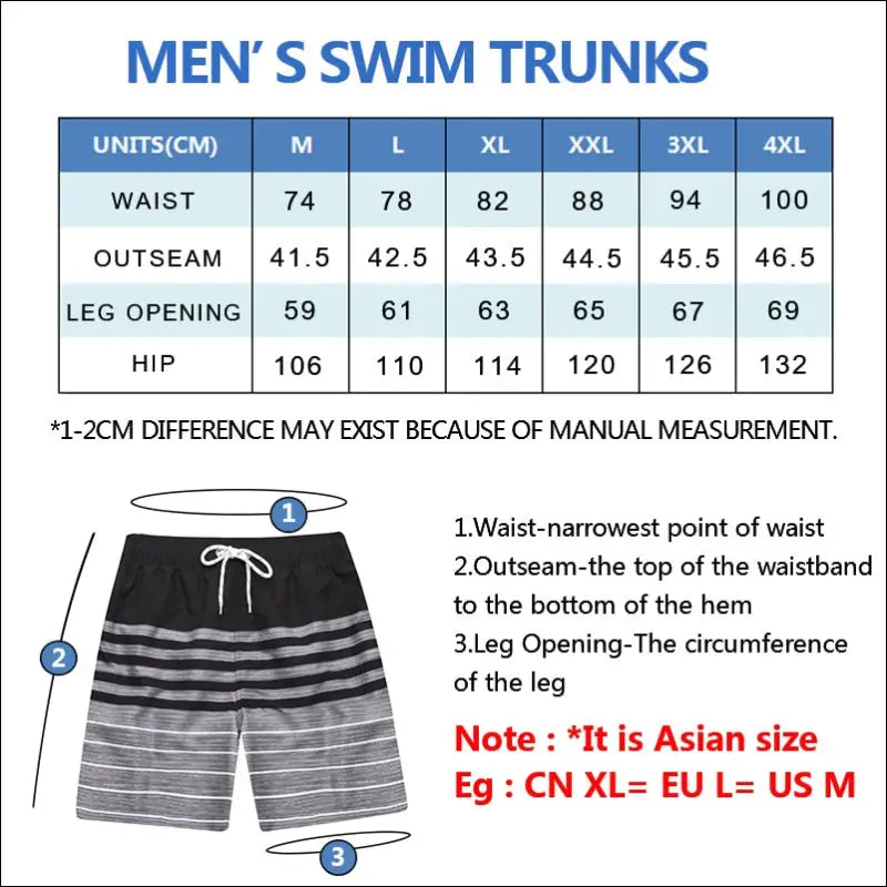 Datifer brand beach shorts summer quick dry mens board swimsuits man swim trunks surf swimwear male