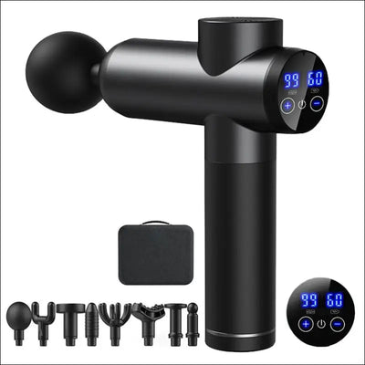 High frequency massage gun with 8 heads for muscle relaxation - zxwxz massage gun