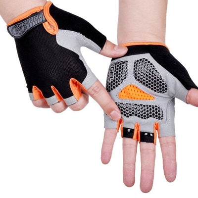 Cycling Half Finger Gloves | Anti-slip, Anti-sweat, Breathable | Men Women Sports Bike Glove