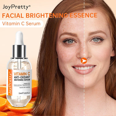 JoyPretty Vitamin C Face Serum Whitening Anti Dark Spot Hyaluronic Acid Facial Essence Skin Care Beauty Health