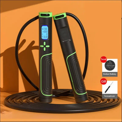 Jump rope tangle-free rapid speed jumping rope cable with digital counter steel skipping rope gym