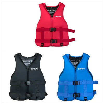 Neoprene life jacket for adult children new water sport buoyancy jacket life vest swimming boating