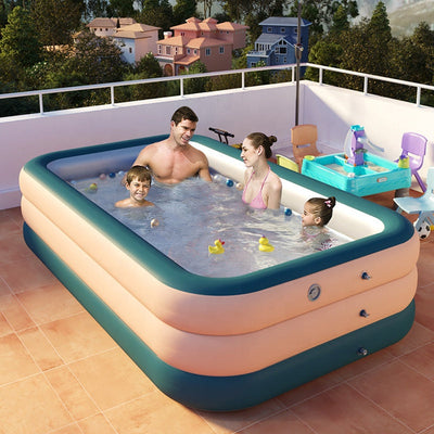 New Design Wireless Automatic Inflatable Swimming Pool Outdoor PVC Pool Children Household Swimming Pool