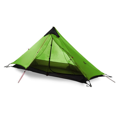 New Version 230cm 3F UL GEAR Lanshan 1 Ultralight Camping 3/4 Season 15D Silnylon Rodless Tent