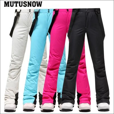 New winter ski pants women outdoor high quality windproof waterproof warm snow trousers winter ski