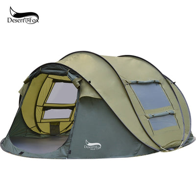 Pop-up Tent, 3-4 Person Outdoor Instant Setup Tent 4 Season Waterproof Tent for Hiking, Camping, Travelling