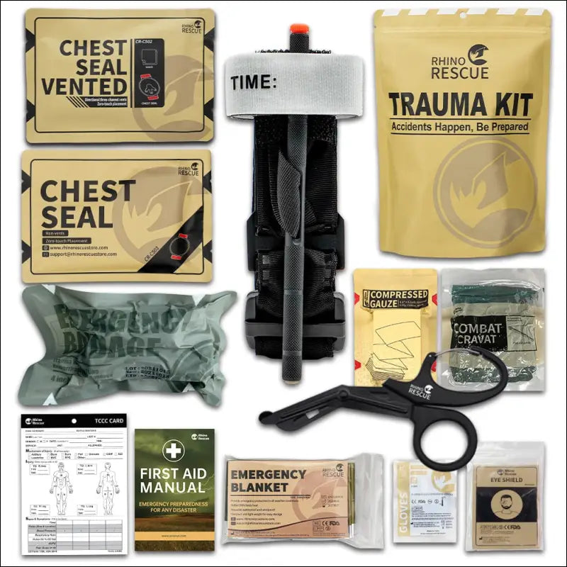 Rhino rescue trauma kit,combat survival gear medical kit,tactical for emergency first aid, ifak China Trauma Kit A