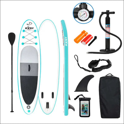 Sup-board inflatable stand up paddle board non-slip surfboard surfing board water sport surfing Green