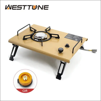 Westtune camping igt stove 4000w high power gas stove folding portable gas burner compatible