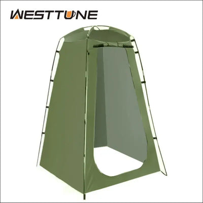 Westtune portable privacy shower tent outdoor waterproof changing room shelter for camping hiking