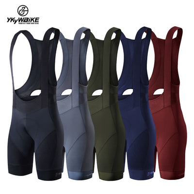 Ykywbike Cycling Bib Shorts Men Outdoor Wear Bike 6 Hours Ride Padded Riding Bib Tights Bicycle Men&#39;s Cycling Clothing Quick-Dry - Essential Sporting