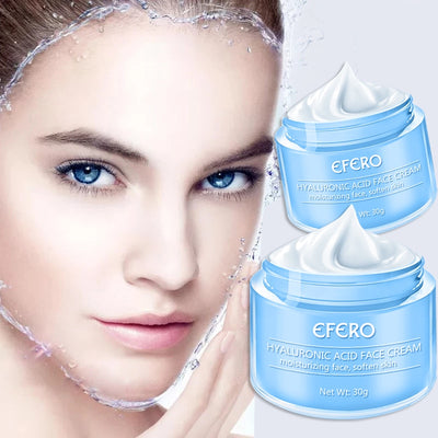 EFERO Hyaluronic Acid Face Cream Essence Serum Moisturizing Snail Day Cream Face Cream Anti Wrinkle Firming Whitening Brighten Face Cream