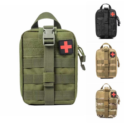 Military Tactical Medical Bag Molle First Aid Kits Emergency Outdoor Army Hunting Car Emergency Camping Survival Tool EDC Pouch