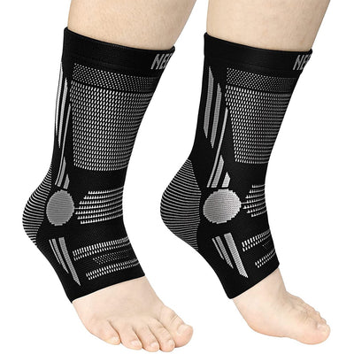 Ankle Brace Compression Sleeve Support for Achilles Tendonitis Plantar Fasciitis Joint Pain Swelling Heel Spurs Injury Recovery