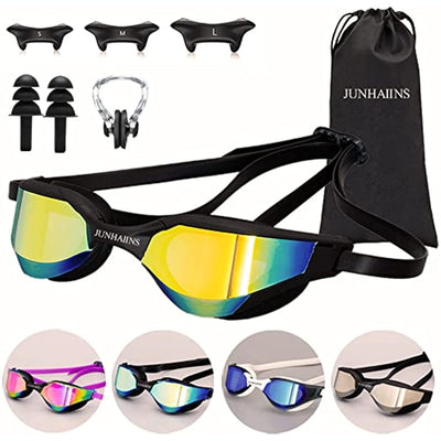 Swimming Goggles Glasses,Professional Anti Fog No Leaking UV Protection Racing Swim Goggles For Women Men Adult Youth